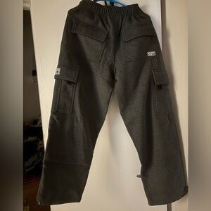 One men S gray, men sweat pants.